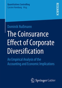 Abbildung von: The Coinsurance Effect of Corporate Diversification - Springer Gabler