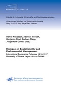 Cover: Dialogue on Sustainability and Environmental Management - Shaker