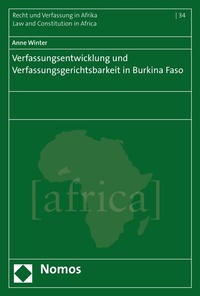 Abbildung von: Verfassungsentwicklung und Verfassungsgerichtsbarkeit in Burkina Faso - Nomos