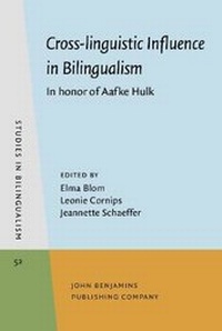 Enlarge image Cover: Cross-linguistic Influence in Bilingualism - John Benjamins Publishing Co