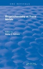 Cover: Biogeochemistry of Trace Metals - CRC Press