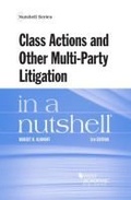 Cover: Class Actions and Other Multi-Party Litigation in a Nutshell - West Academic Press