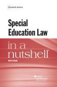 Abbildung von: Special Education Law in a Nutshell - Foundation Press