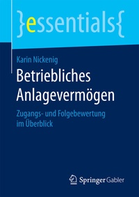 Abbildung von: Betriebliches Anlagevermögen - Springer Gabler