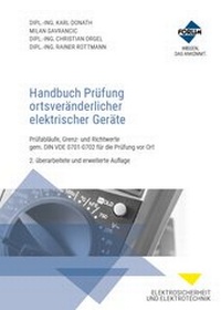 Abbildung von: Handbuch Prüfung ortsveränderlicher elektrischer Geräte - Forum Verlag Herkert