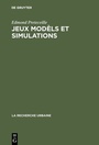 Cover: Jeux modèls et simulations - De Gruyter Mouton