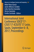 Cover: International Joint Conference SOCO'17-CISIS'17-ICEUTE'17 Le&oacute;n, Spain, September 6-8, 2017, Proceeding - Springer