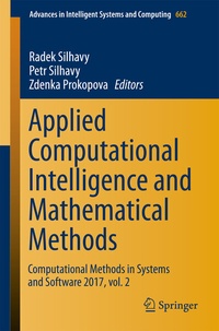 Enlarge image Cover: Applied Computational Intelligence and Mathematical Methods - Springer