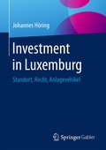 Cover: Investment in Luxemburg - Springer Gabler