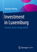 Cover: Investment in Luxemburg - Springer Gabler