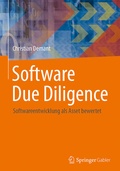 Cover: Software Due Diligence - Springer Gabler