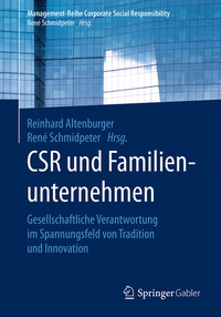 Abbildung von: CSR und Familienunternehmen - Springer Gabler