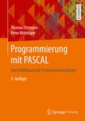 Cover: Programmierung mit PASCAL - Springer Vieweg