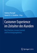 Cover: Customer Experience im Zeitalter des Kunden - Springer Gabler