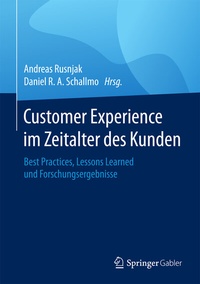 Abbildung von: Customer Experience im Zeitalter des Kunden - Springer Gabler