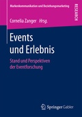 Cover: Events und Erlebnis - Springer Gabler