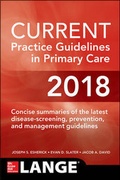Cover: CURRENT Practice Guidelines in Primary Care 2018 - McGraw-Hill Education
