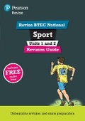 Cover: Pearson REVISE BTEC National Sport Units 1 & 2 Revision Guide inc online edition - for 2025 exams - Pearson Education Limited