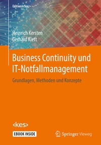 Abbildung von: Business Continuity und IT-Notfallmanagement - Springer Vieweg