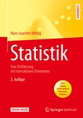 Cover: Statistik - Springer Spektrum