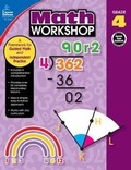 Cover: Math Workshop, Grade 4 - Carson Dellosa Education
