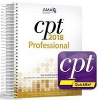 Abbildung von: CPT 2018 Professional Codebook and CPT QuickRef app Package - American Medical Association