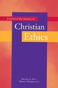 Cover: Journal of the Society of Christian Ethics - Georgetown University Press