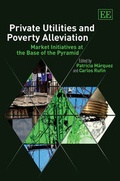 Cover: Private Utilities and Poverty Alleviation - Edward Elgar Publishing