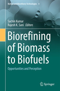 Enlarge image Cover: Biorefining of Biomass to Biofuels - Springer