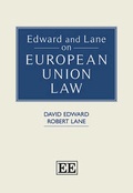 Cover: Edward and Lane on European Union Law - Edward Elgar Publishing