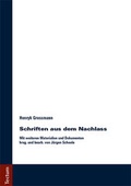 Cover: Schriften aus dem Nachlass - Tectum Wissenschaftsverlag
