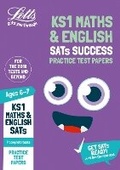 Cover: KS1 Maths and English SATs Practice Test Papers - Letts Educational