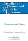 Cover: Literature and Error - Peter Lang Verlag