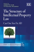 Cover: The Structure of Intellectual Property Law - Edward Elgar Publishing