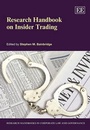 Cover: Research Handbook on Insider Trading - Edward Elgar Publishing
