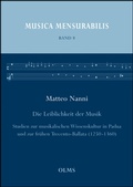 Cover: Die Leiblichkeit der Musik - Georg Olms Verlag