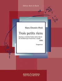 Abbildung von: Trois petits riens - Boosey & Hawkes Bote & Bock
