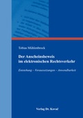Cover: Der Anscheinsbeweis im elektronischen Rechtsverkehr - Kovac, Dr. Verlag