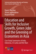 Cover: Education and Skills for Inclusive Growth, Green Jobs and the Greening of Economies in Asia - Springer