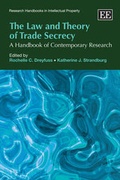 Cover: The Law and Theory of Trade Secrecy - Edward Elgar Publishing
