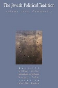 Enlarge image Cover: The Jewish Political Tradition - Yale University Press