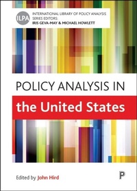 Enlarge image Cover: Policy Analysis in the United States - Policy Press