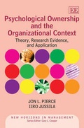 Cover: Psychological Ownership and the Organizational Context - Edward Elgar Publishing