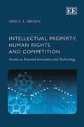 Cover: Intellectual Property, Human Rights and Competition - Edward Elgar Publishing