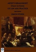 Cover: Artist's Resale Right (Droit de Suite) - Institute of Art & Law
