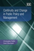 Cover: Continuity and Change in Public Policy and Management - Edward Elgar Publishing