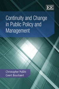 Enlarge image Cover: Continuity and Change in Public Policy and Management - Edward Elgar Publishing