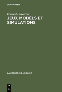 Enlarge image Cover: Jeux modèls et simulations - De Gruyter Mouton
