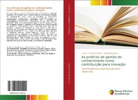 Abbildung von: As práticas de gestão do conhecimento como contribuição para inovação - Novas Edições Acadêmicas