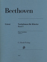 Abbildung von: Ludwig van Beethoven - Variationen für Klavier, Band I - Henle, Günter